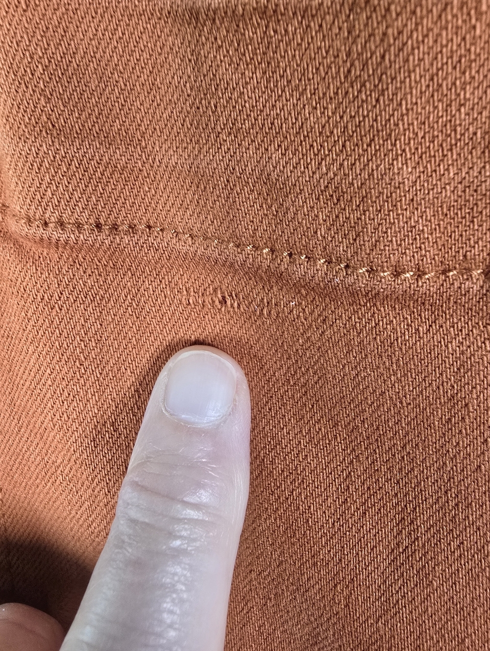 Judy Blue HighWaist GarmentDyed Auburn Orange DoubleCuff Jogger Denim Jeans 9/29 - Picture 12 of 16